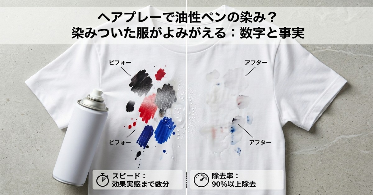 Numbers & Facts — 油性ペン汚れにヘアスプレー？汚れた服が元通りになるワケ